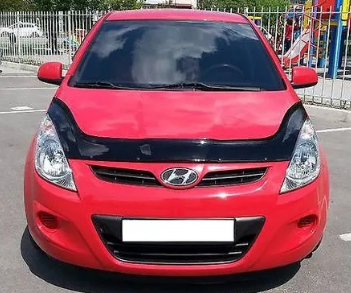 Дефлектор капота (мухобойка) HYUNDAI i20 с 2008 г.в. (Хюндай Ай20) Вип Тюнинг